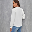 Blusa de Renda com Mangas Bufantes Elegance